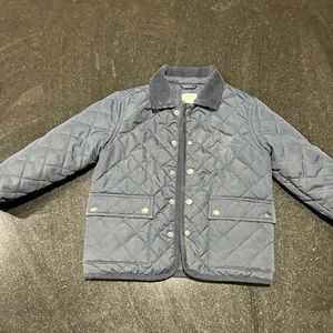 Crewcuts Kids' quilted field jacket in Navy Blue Size 3T